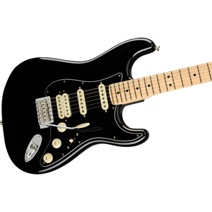 Fender American Performer Stratocaster HSS Electric Guitar - Black with Maple Fingerboard