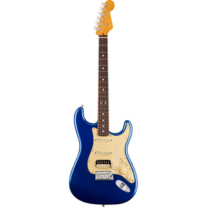 Fender American Ultra Stratocaster HSS Electric Guitar - Cobra Blue with Rosewood Fingerboard