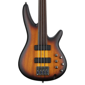 Ibanez Bass Workshop SRF700 Fretless Bass Guitar - Brown Burst Flat