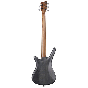 Warwick Pro Series Corvette Standard 5 String Bass Guitar - Nirvana Black Transparent Satin