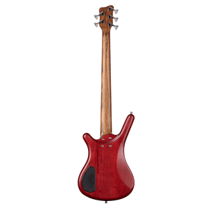 Warwick Pro Series Corvette $$ 5 String Bass Guitar - Burgundy Red Transparent Satin