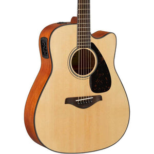 Yamaha FGX800C Dreadnought Cutaway Acoustic Electric Guitar - Natural