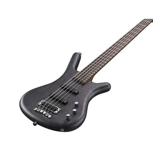 Warwick Pro Series Corvette Standard 5 String Bass Guitar - Nirvana Black Transparent Satin