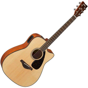 Yamaha FGX800C Dreadnought Cutaway Acoustic Electric Guitar - Natural