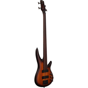 Ibanez Bass Workshop SRF700 Fretless Bass Guitar - Brown Burst Flat