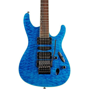 Ibanez Prestige S6570Q Electric Guitar - Natural Blue