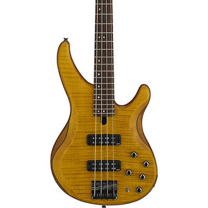 Yamaha TRBX604FM Bass Guitar - Matte Amber
