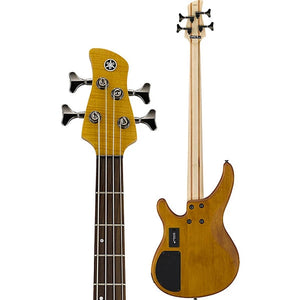 Yamaha TRBX604FM Bass Guitar - Matte Amber