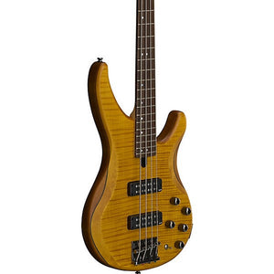 Yamaha TRBX604FM Bass Guitar - Matte Amber