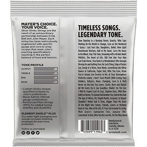 Ernie Ball John Mayer Signature Silver Slinky Electric Guitar Strings