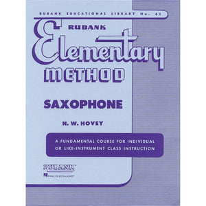 Hal Leonard Rubank Elementary Method for Band - Saxophone