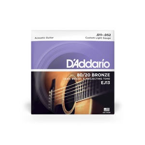 D'Addario 80/20 BRONZE ACOUSTIC GUITAR STRINGS