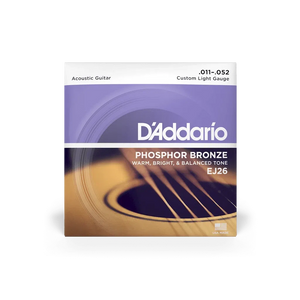 D’Addario PHOSPHOR BRONZE ACOUSTIC GUITAR STRINGS