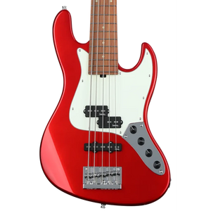 Sadowsky MetroExpress 21 Fret Hybrid P/J Morado Fingerboard 5 String Bass Guitar - Solid Candy Apple Red Metallic High Polish