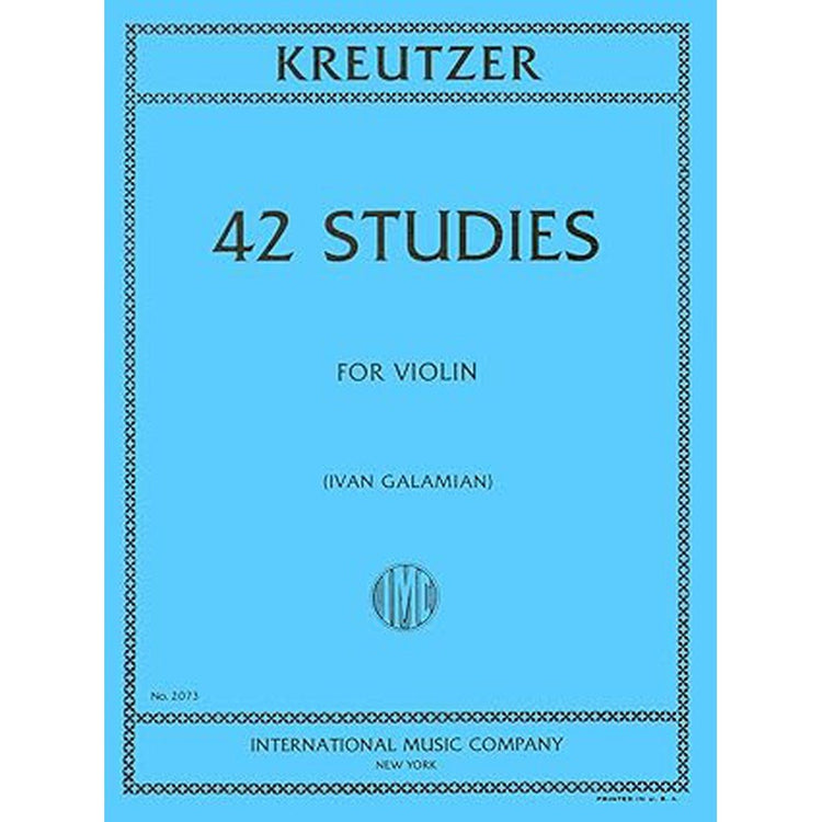 Kreutzer - 42 Studies For Violin No.2073