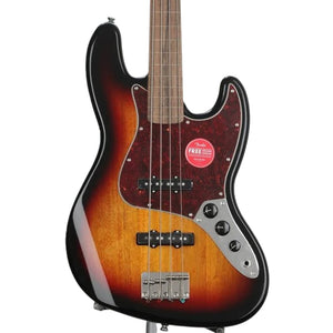 Squier Classic Vibe '60s Fretless Jazz Bass Guitar - 3-Tone Sunburst