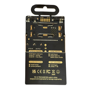 Teenage Engineering PO-12 Pocket Operator Rhythm Drum Machine
