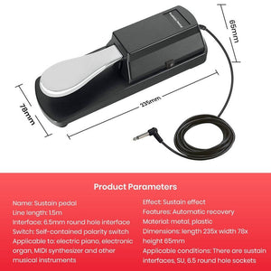 Universal Piano Sustain Pedal