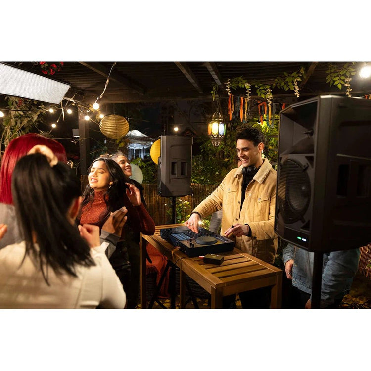 AlphaTheta Omnis Duo 2-deck Portable Battery-Powered All-in-One DJ System with Bluetooth