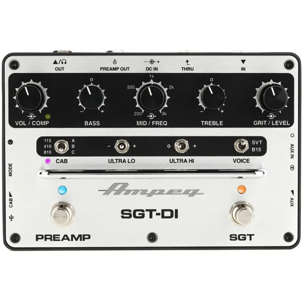 Ampeg SGT-DI Bass Preamp Pedal and DI