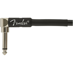 Fender Professional Series Straight to Right Angle Instrument Cable - Black