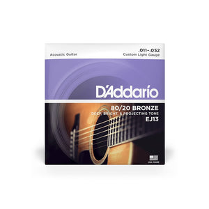 D'Addario 80/20 BRONZE ACOUSTIC GUITAR STRINGS