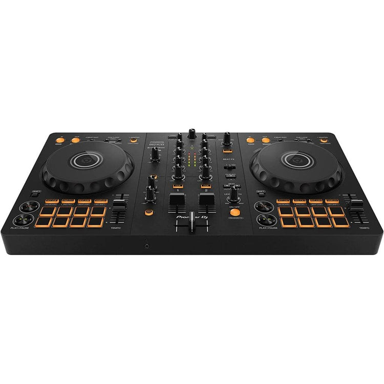 Pioneer DJ DDJ-FLX4 2-deck Rekordbox and Serato DJ Controller - Black