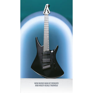 Ernie Ball Music Man Kaizen 7-string Tosin Abasi signature Electric Guitar - Apollo Black