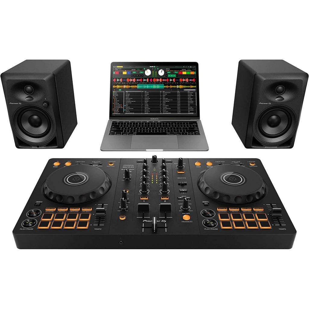 Pioneer DJ DDJ-FLX4 2-deck Rekordbox and Serato DJ Controller - Black