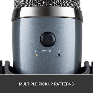 Blue Microphones Yeti Nano USB Condenser Microphone with 4 Polar Patterns