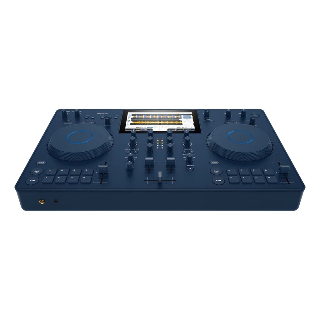 AlphaTheta Omnis Duo 2-deck Portable Battery-Powered All-in-One DJ System with Bluetooth