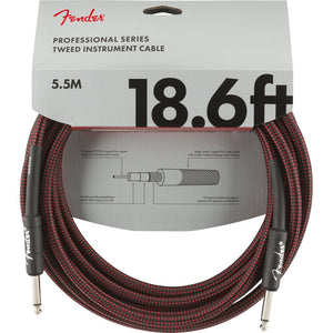 Fender Professional Series Straight to Straight Instrument Cable - 18.6' foot