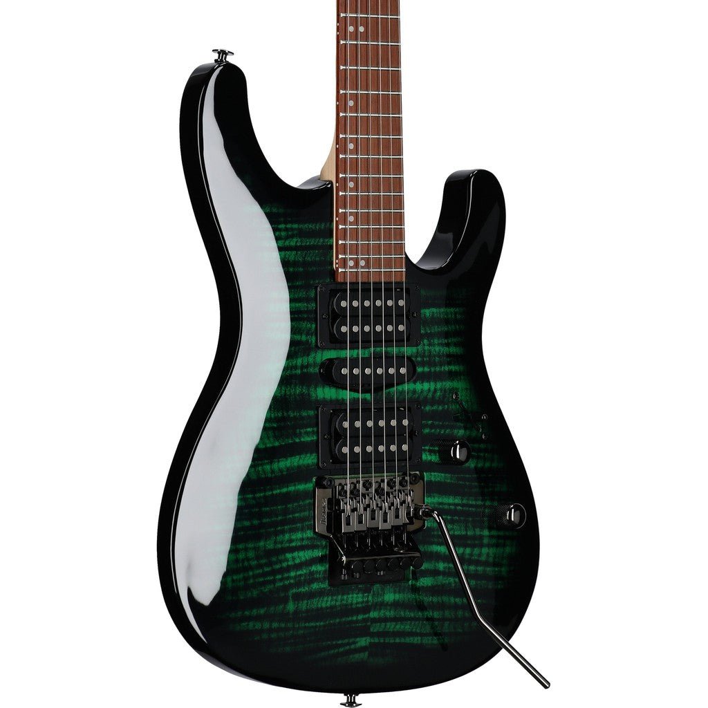 Ibanez Kiko Loureiro Signature KIKOSP3 Electric Guitar - Trans Emerald Burst