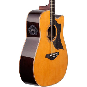 Yamaha A5R ARE Dreadnought Cutaway Acoustic Electric Guitar - Vintage Natural