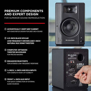 M-Audio BX4 4.5-inch Powered Studio Monitor - Pair