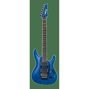 Ibanez Prestige S6570Q Electric Guitar - Natural Blue