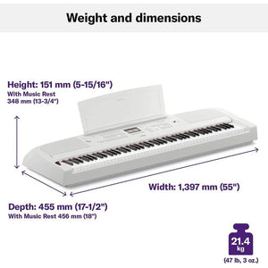 Yamaha DGX-670 88-Key Portable Digital Grand Piano