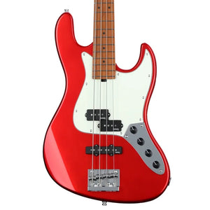 Sadowsky MetroExpress 21 Fret Hybrid P/J Morado Fingerboard 4 String Bass Guitar - Solid Candy Apple Red Metallic High Polish