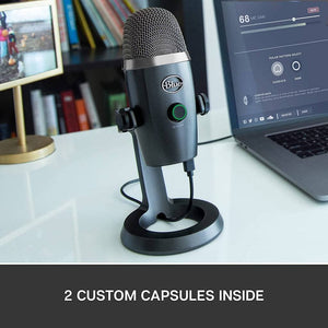 Blue Microphones Yeti Nano USB Condenser Microphone with 4 Polar Patterns
