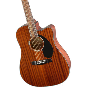 Fender CD-60SCE All Mahogany Acoustic Guitar - Natural