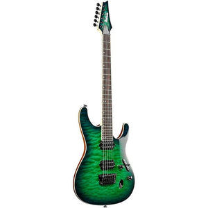 Ibanez Prestige S6521Q Electric Guitar - Surreal Blue Burst