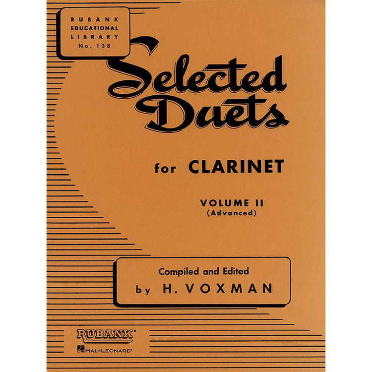 Rubank Selected Duets for Clarinet Volume 2 - Advanced