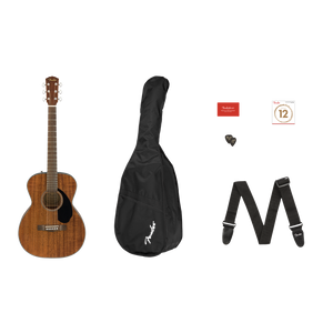 Fender CC-60S Concert Acoustic Guitar Pack - Mahogany