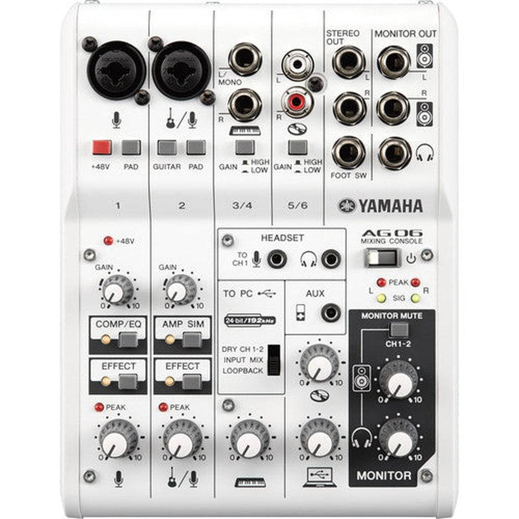 Yamaha AG06 6-channel Mixer and USB Audio Interface