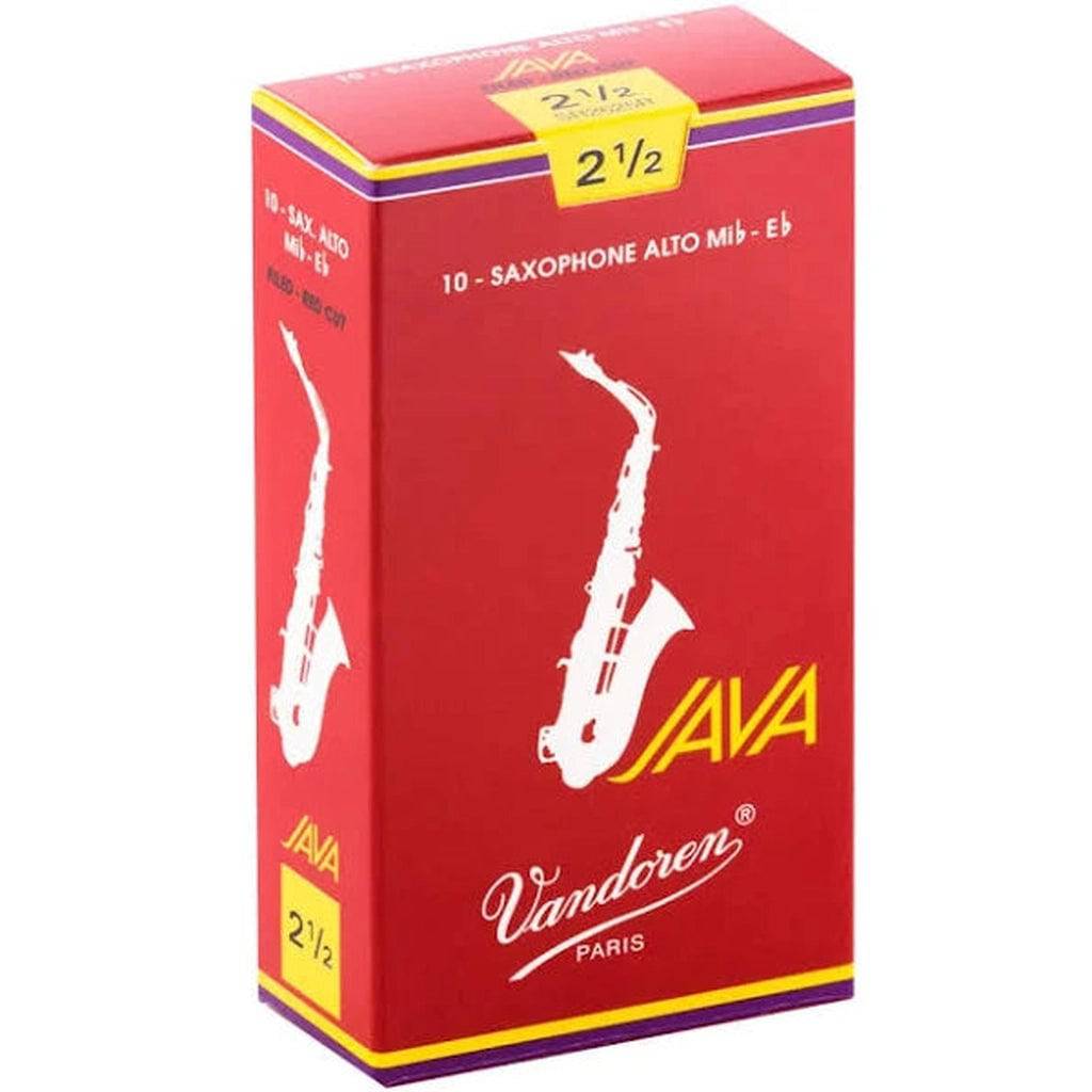 Vandoren Java Red Alto Saxophone Reeds - 10 Pack