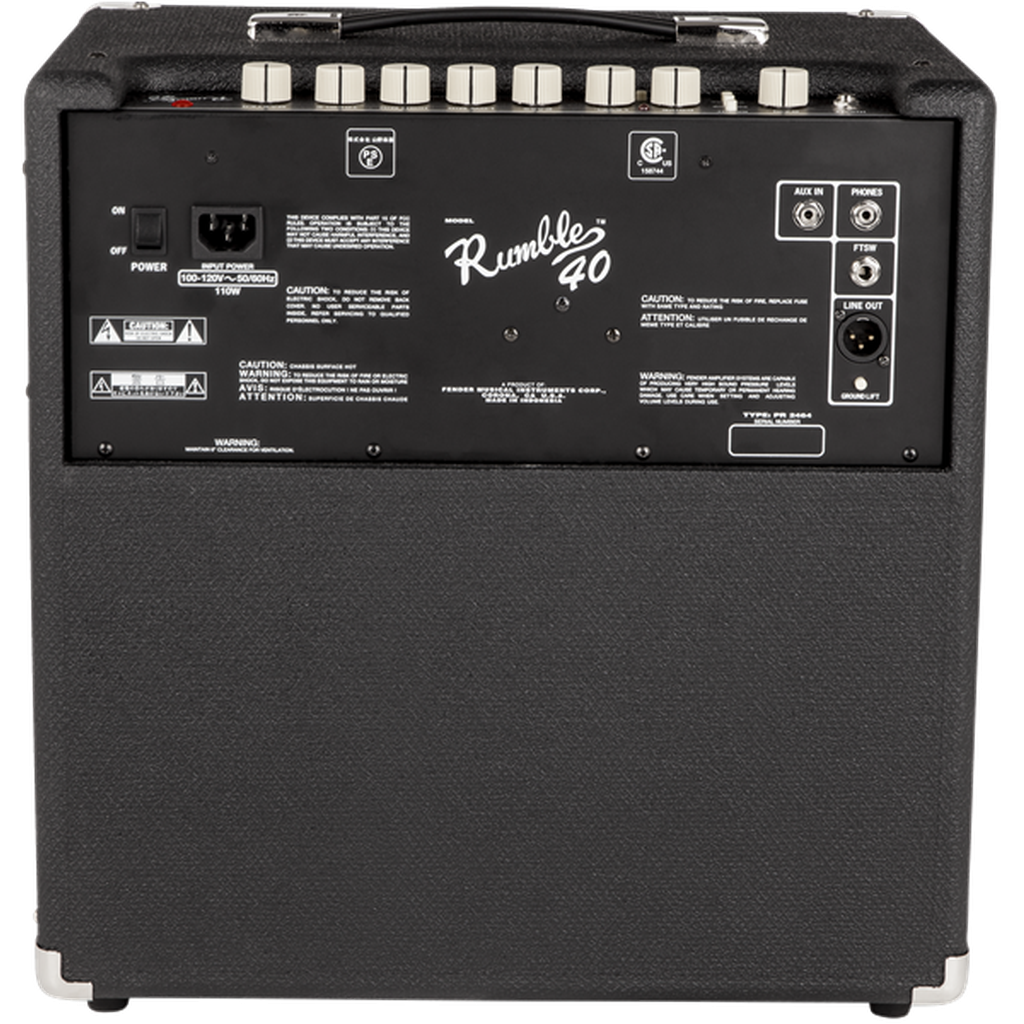 Fender Rumble 40 1x10" 40-watt Bass Guitar Combo Amp