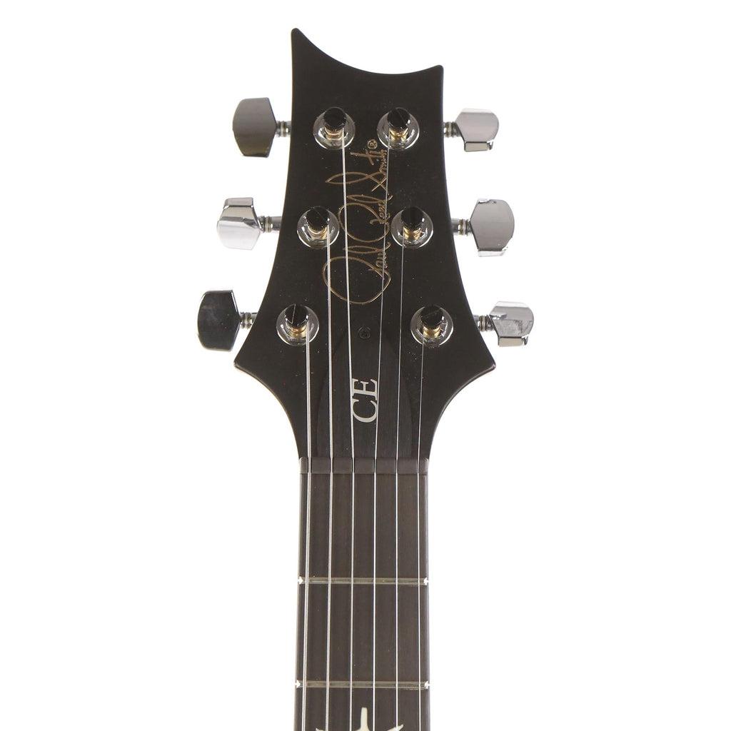 PRS CE Custom 24 Electric Guitar - Fire Red Smokeburst with Black Satin Neck