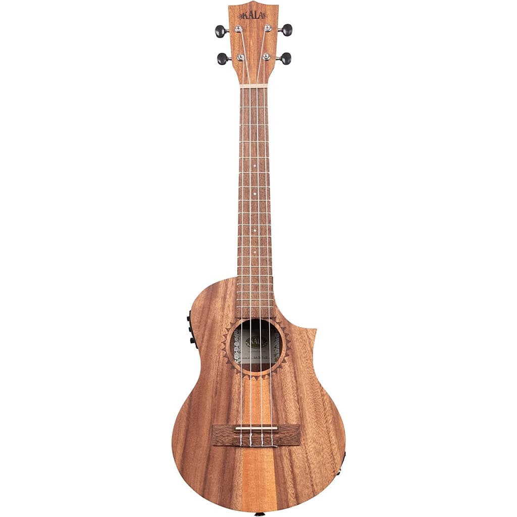 Kala Teak Tri-Top Tenor Acoustic Electric Ukulele - Natural