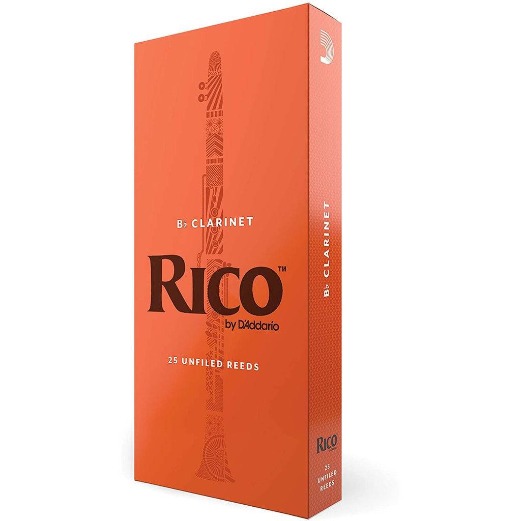 D'Addario Rico Bb Clarinet Reeds - 25 Pack
