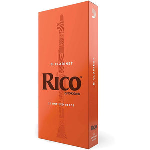 D'Addario Rico Bb Clarinet Reeds - 25 Pack